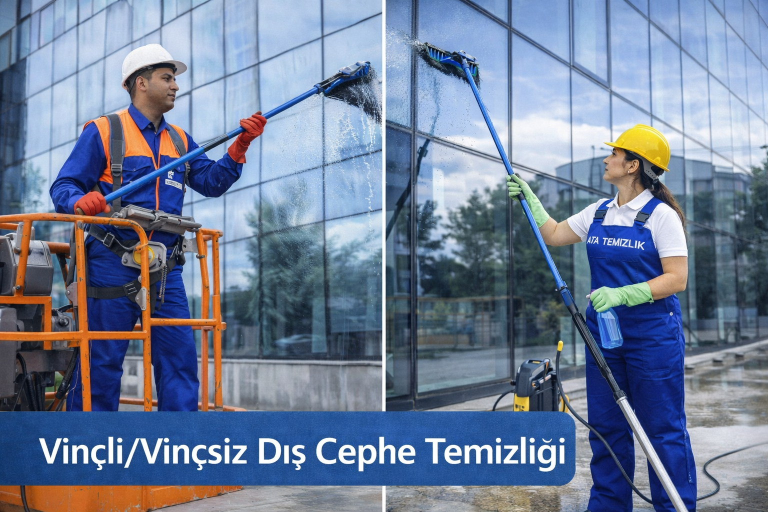 Vinçli/Vinçsiz Dış Cephe Temizliği